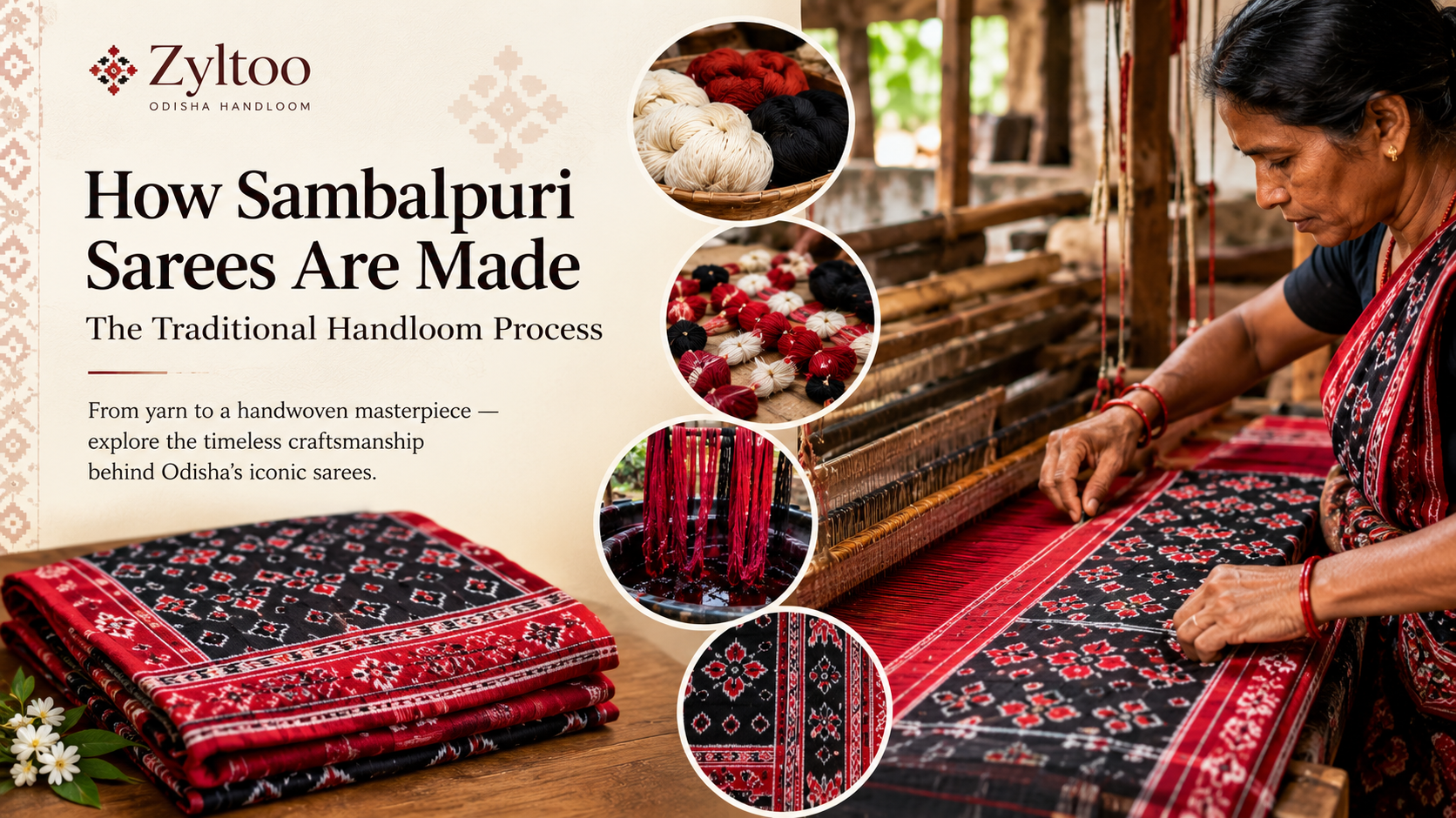 How Sambalpuri Sarees Are Made: The Traditional Handloom Process
