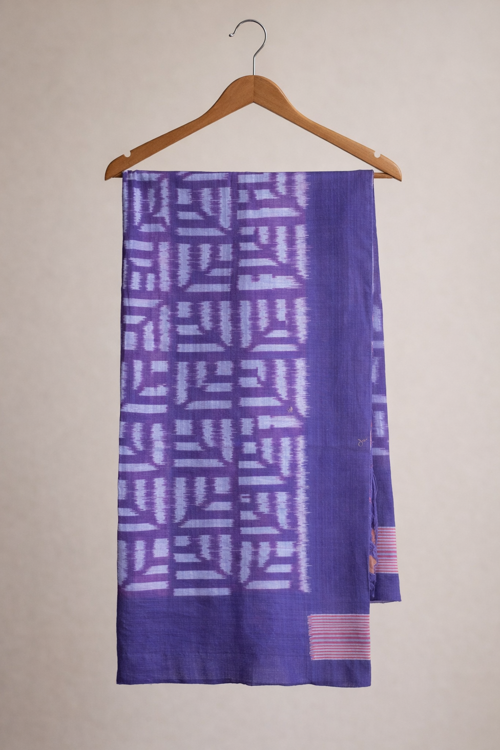 Royal Violet Sambalpuri Cotton Saree
